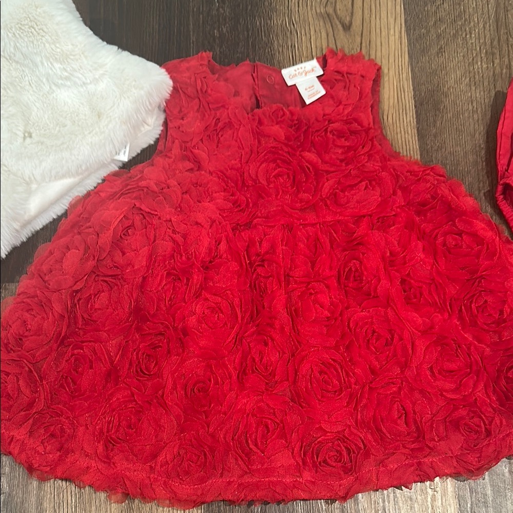 5 for $20 || 3pc rosette dress - adorable! 6-9mos